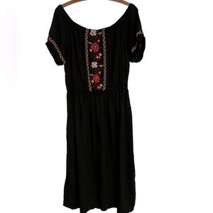 Old Navy Cross Stitch Dress Size L